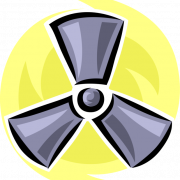 Danger Warning Circle Yellow Sign Radiation PNG Picture
