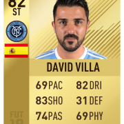 Imagem do jogador de futebol da David Villa