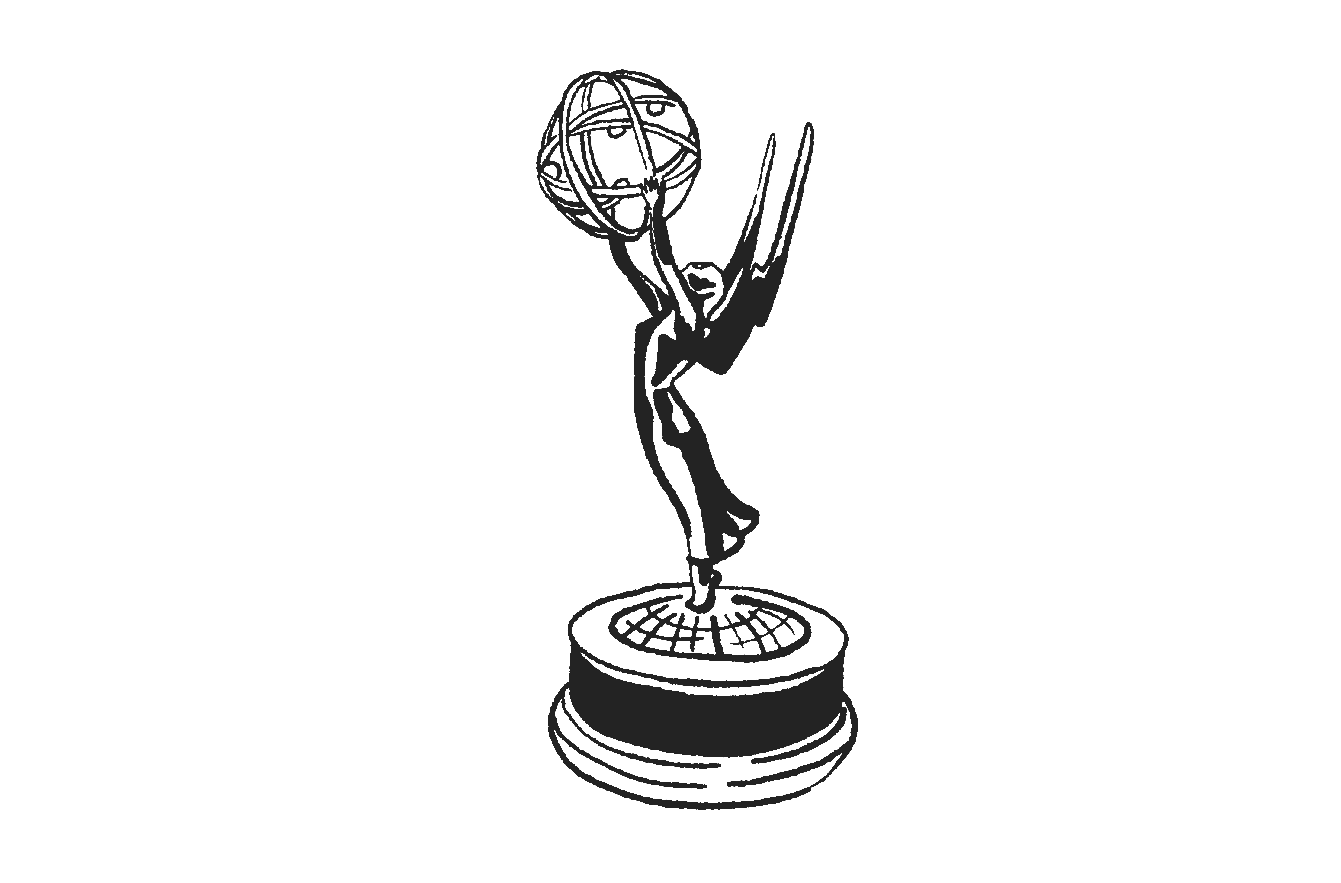 Emmy Awards Trophy PNG File