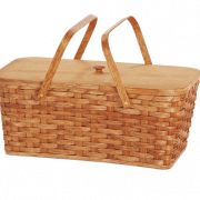 Empty Picnic Basket PNG Free Image