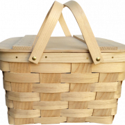 Empty Picnic Basket PNG Picture