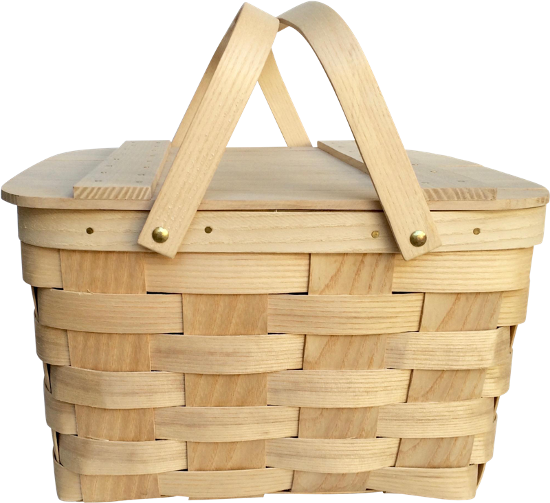 Empty Picnic Basket PNG Picture