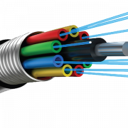 Fiber Cable Splice Transparent
