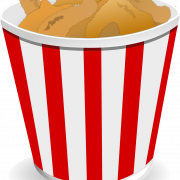 Fried Chicken Bucket PNG Free Download