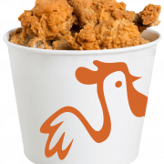 Fried Chicken Bucket PNG Free Image