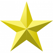 Golden Star PNG Picture