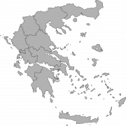 Greece Map PNG File