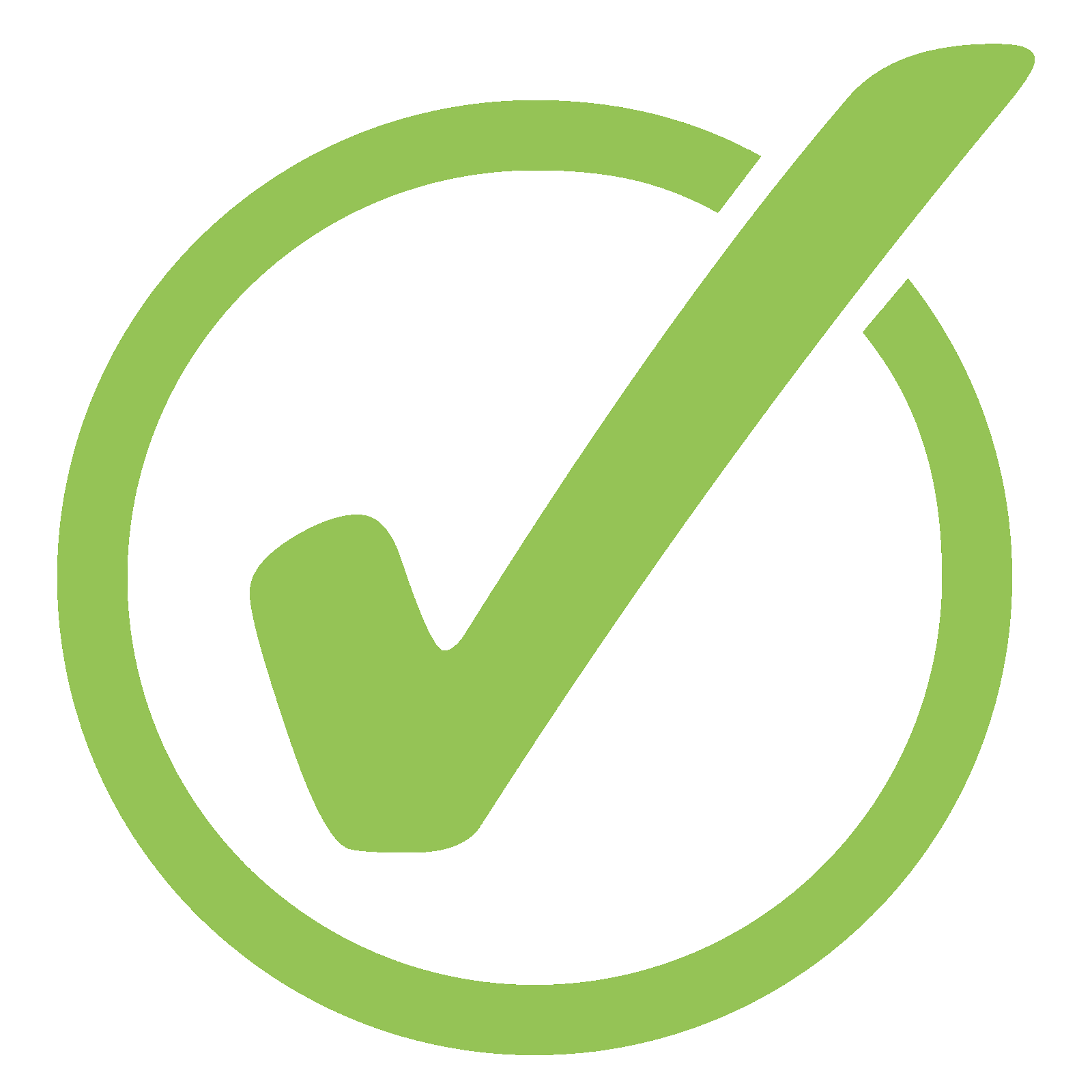 Green Tick Vector PNG Free Image