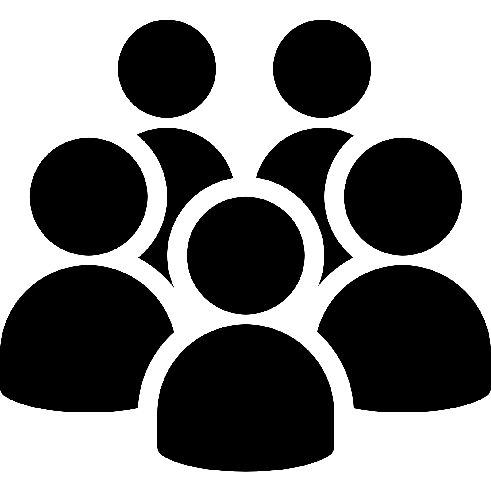 Group Silhoutte PNG Download Image