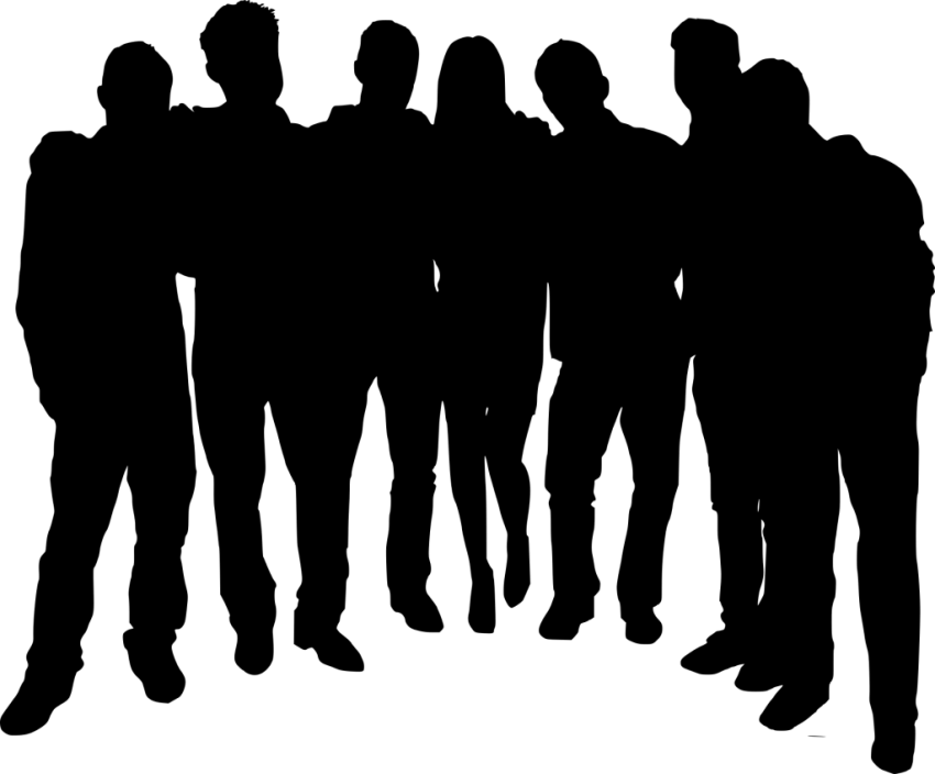 Group Silhoutte PNG File