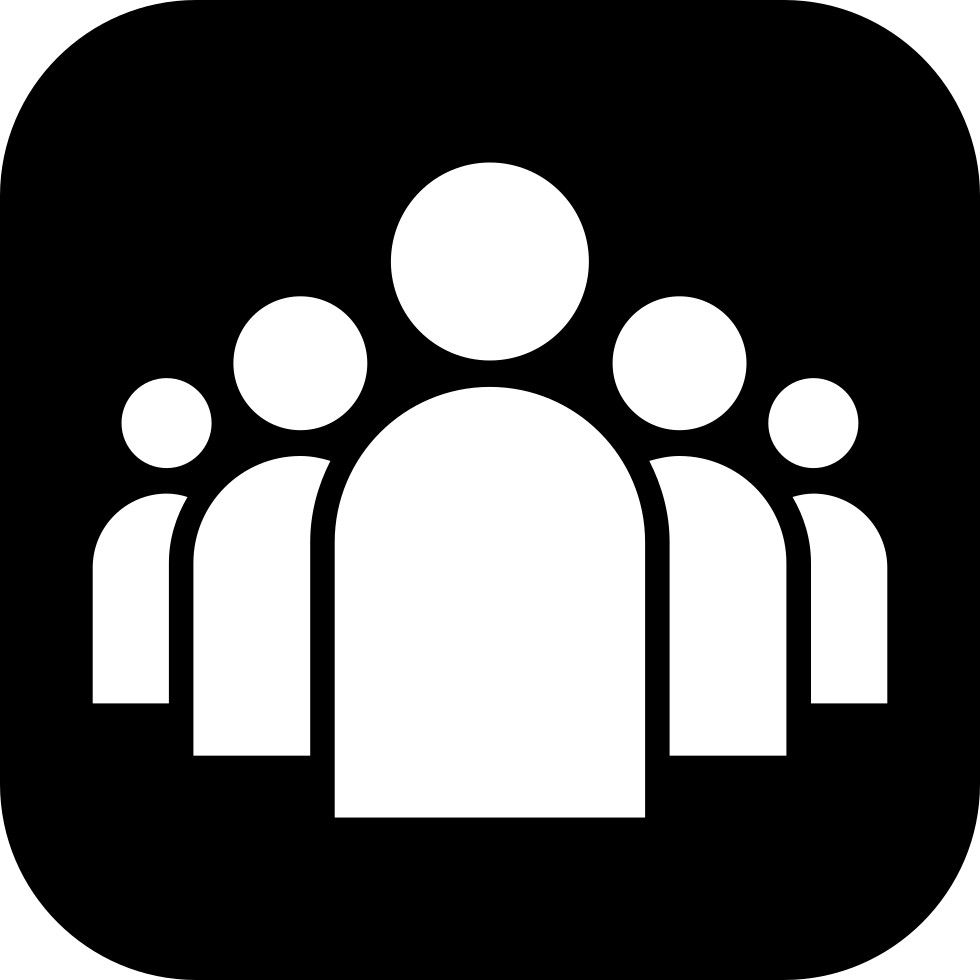 Group Silhoutte PNG Free Image