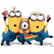 Happy Minions PNG High Quality Image