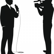 Periodista Silhoutte PNG Image HD
