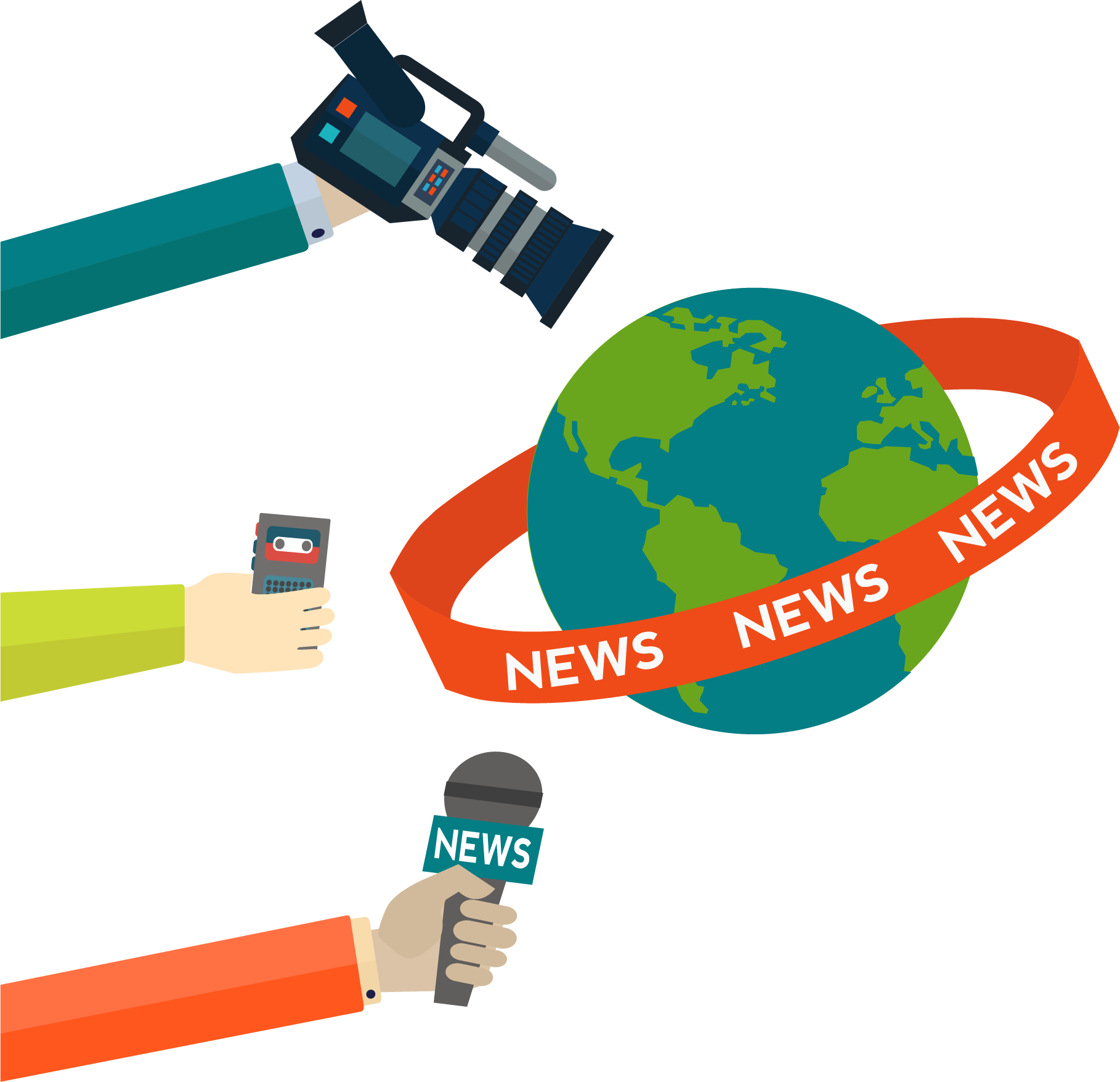 Journalist Vector PNG File