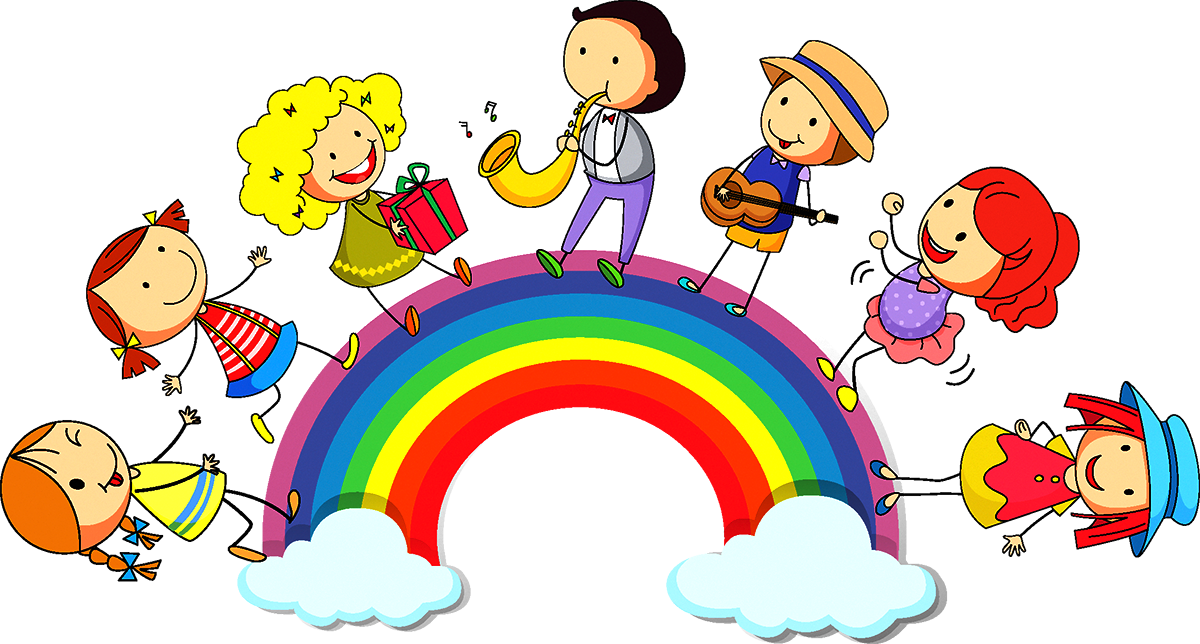 Kids Rainbow No Background