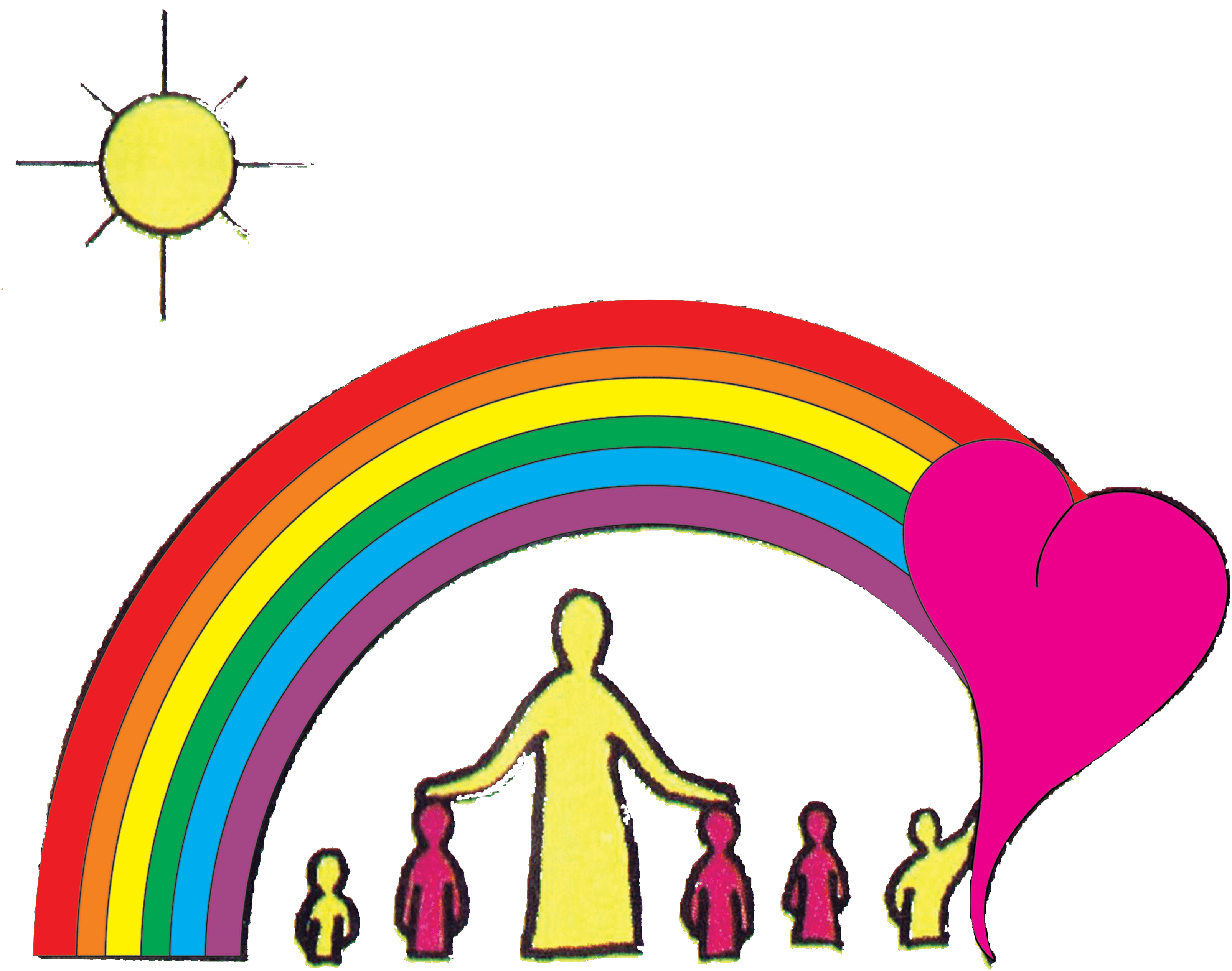 Images png rainbow pour enfants HD