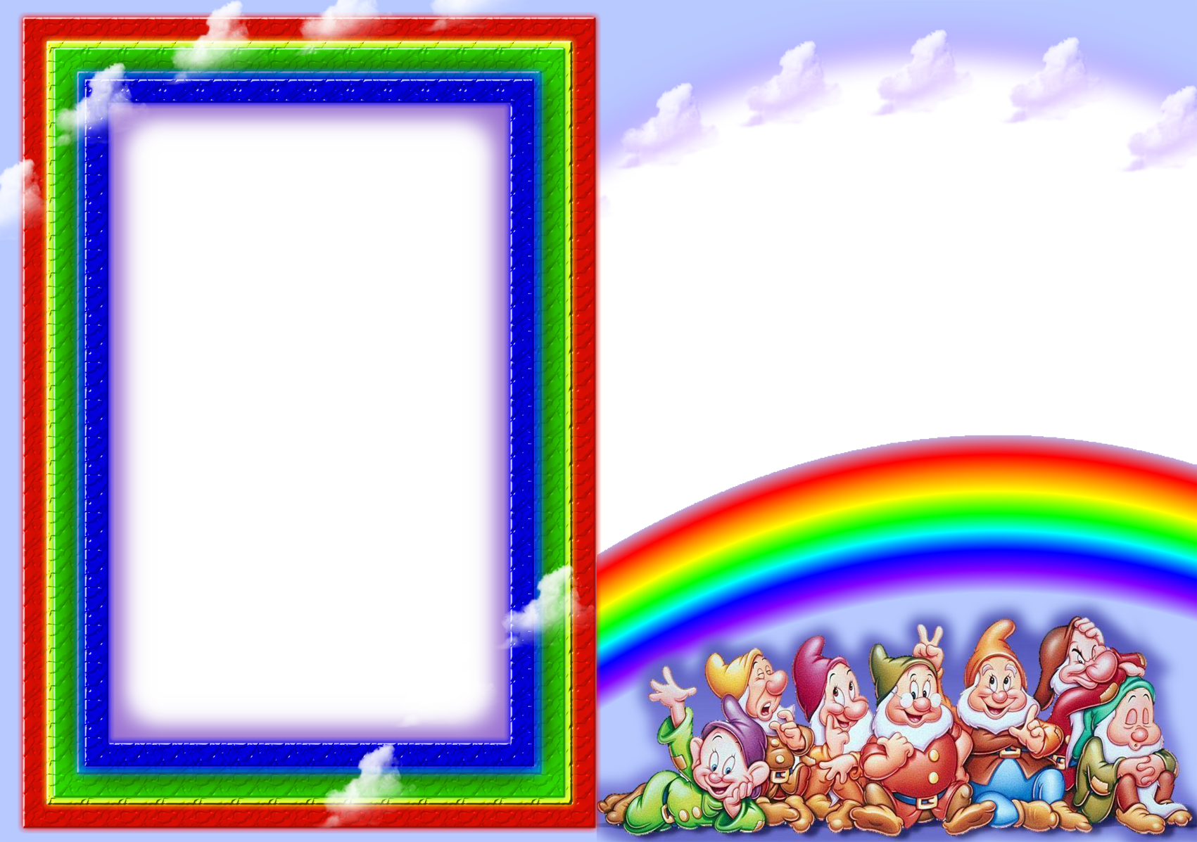 Kids Rainbow PNG Picture