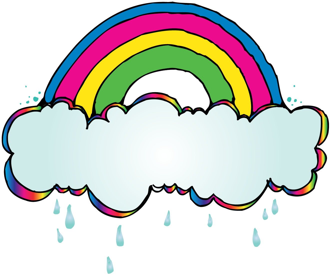 Kids Rainbow Vector PNG File