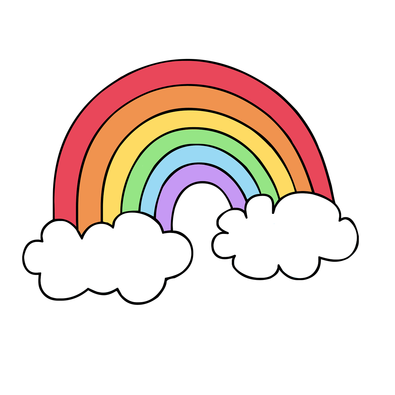 Kids Rainbow Vector PNG Images