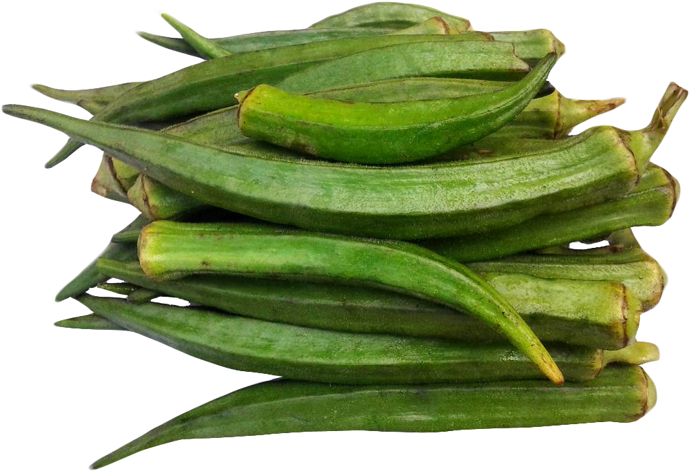 Lady Finger Okra PNG Photos