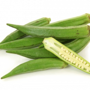 Lady Finger Okra PNG Picture