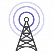 Mobile Tower Communication PNG Photo