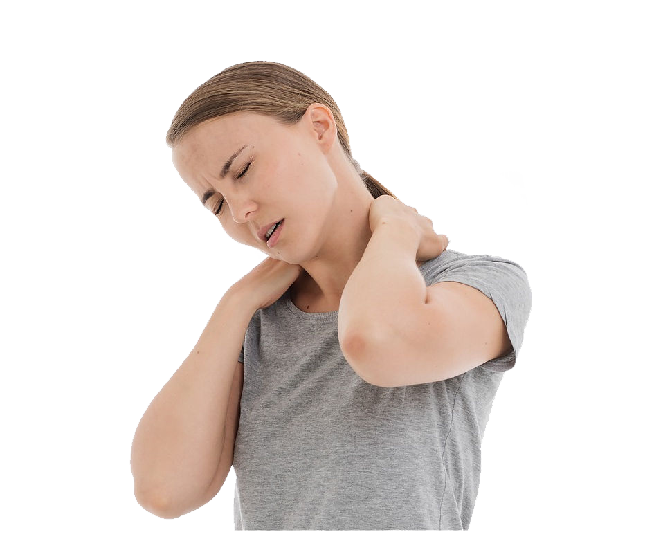 Neck Pain Background PNG Image
