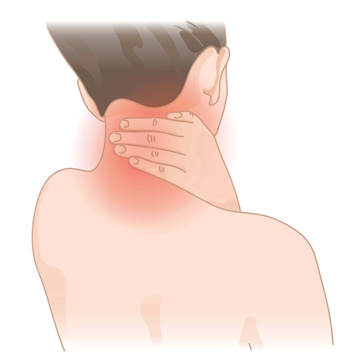 Neck Pain Vector PNG Images