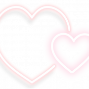 Neon Heart PNG Clipart