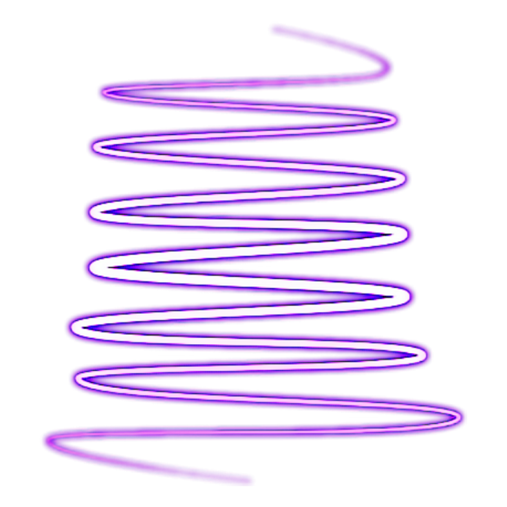 Neon Spiral PNG Clipart
