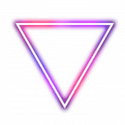 Neon Triangle PNG Clipart