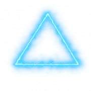 Neon Triangle PNG Picture