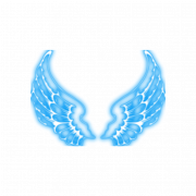 Neon Wings PNG Image