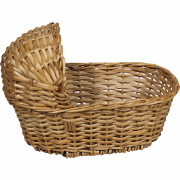 Newborn Baby Basket PNG Download Image