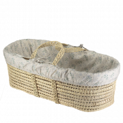 Arquivo PNG de cesta de bebê recém -nascido