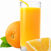 Orange Juice Splash Background PNG