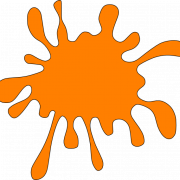 Orangensaft Splash PNG Hintergrund