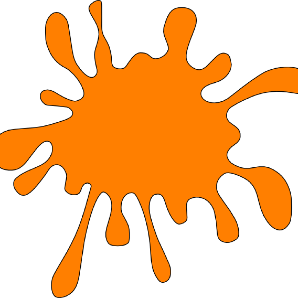 Orange Juice Splash PNG Background