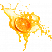 Orange Juice Splash PNG Images HD