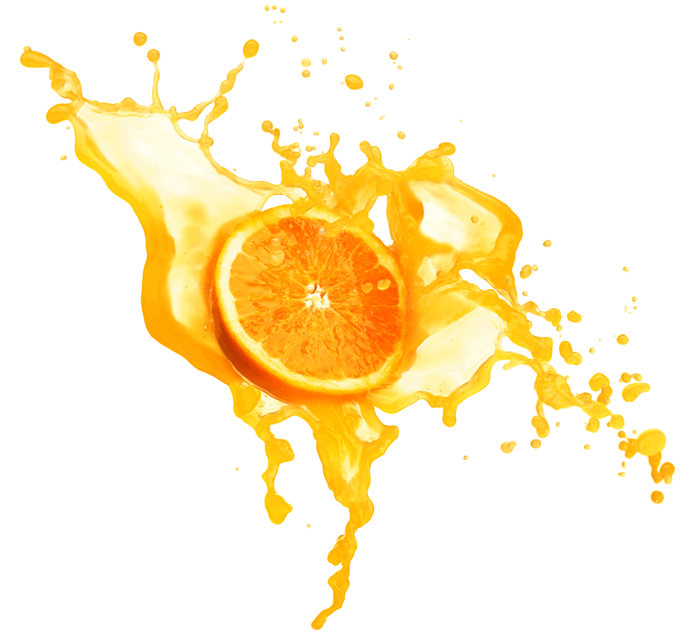 Orange Juice Splash PNG Mga Larawan HD