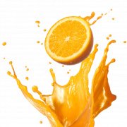 Orange juice splash png larawan