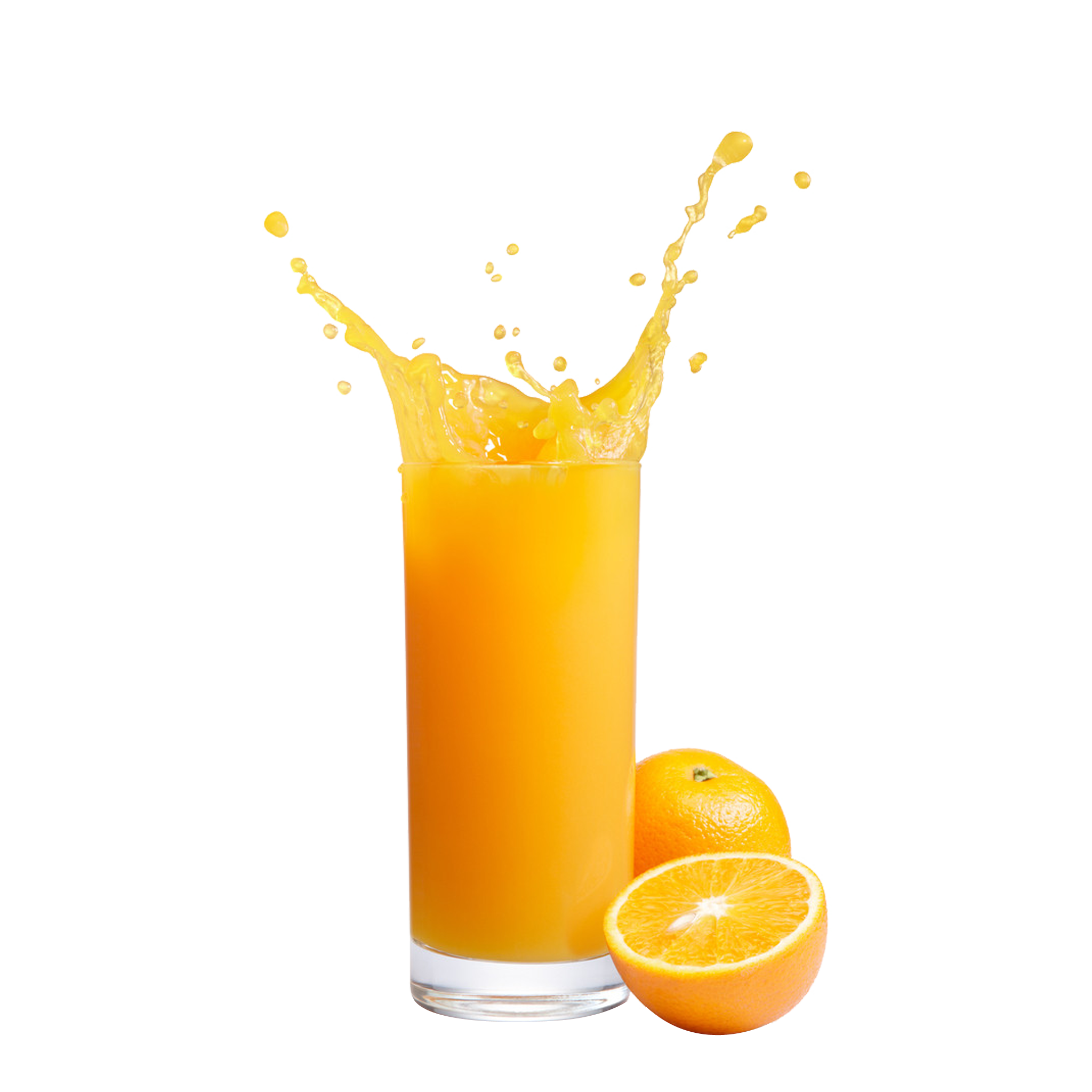 Orange Juice Splash PNG