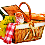 Picnic Basket Vector PNG High Quality Image