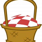 Picnic Basket Vector PNG Image File