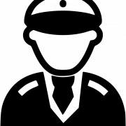 Pilot Silhoutte PNG -afbeelding