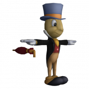Pinocchio Jiminy Cricket Transparent