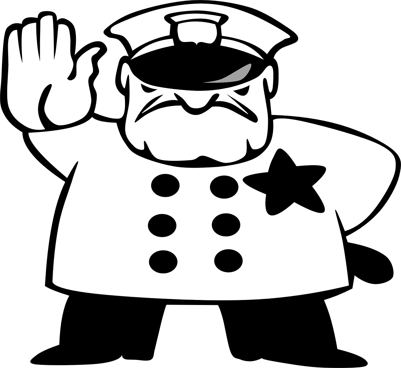 Policeman Vector PNG Clipart