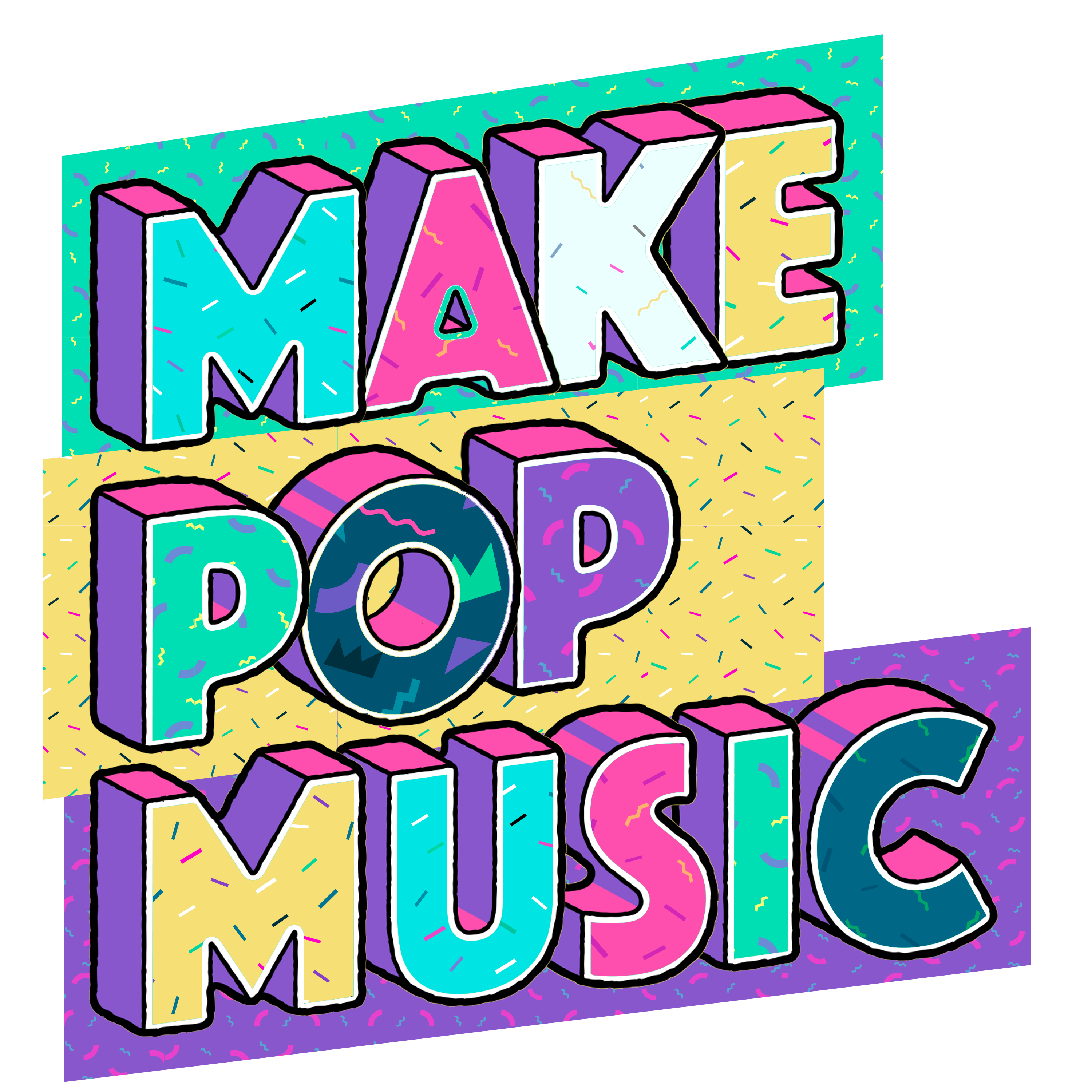 Pop Music Logo PNG File