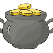 Pot of Gold PNG Free Download