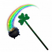 Pot of Gold Rainbow PNG